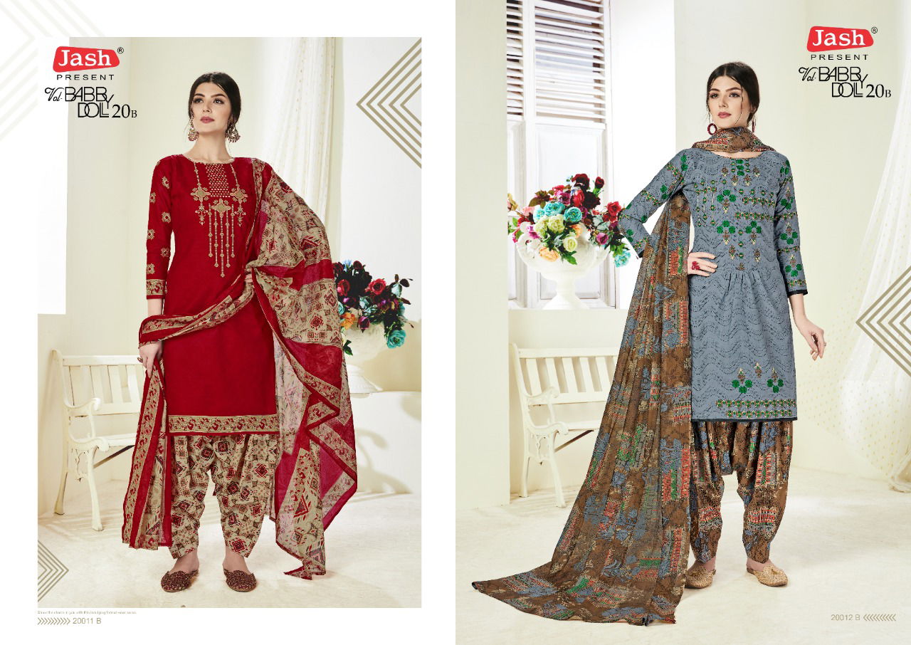 Jash Baby Doll 20 B Pure Cotton Printed Dress Material